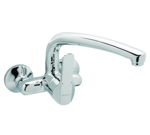 Grifo de cocina monomando mural 11 cm Cromado K8